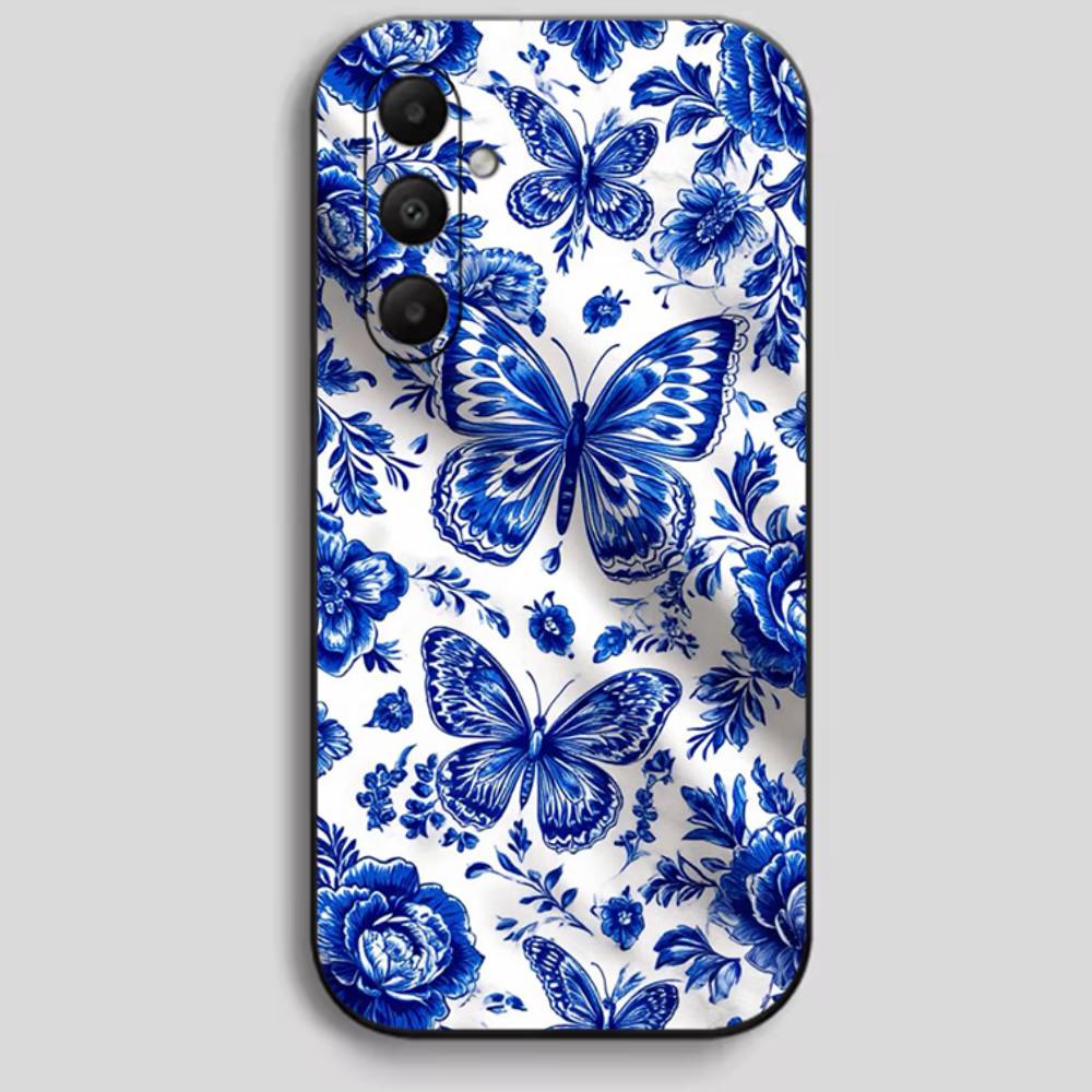 Blue and White Porcelain Funda Black Soft Silicone Phone Case For Samsung (A22-A55) 2 Samsung A8 A8 plus
Blue and White Porcelain Funda Black Soft Silicone Phone Case For Samsung (A22-A55) 2 Samsung A8 A8 plus