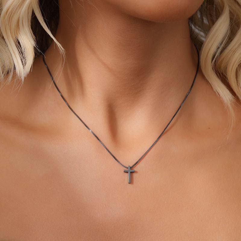 Fashion Simple Copper Color Cross Necklaces for Women Light Luxury Design Metal Zircon Geometric Clavicle Chain Choker Zircon чорний
Fashion Simple Copper Color Cross Necklaces for Women Light Luxury Design Metal Zircon Geometric Clavicle Chain Choker Zircon чорний