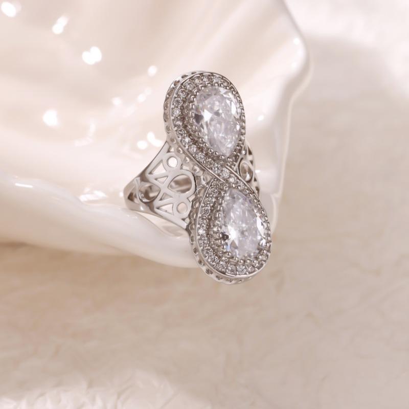 Fashion personalized petal water drop ring, women s micro-inlaid zircon light luxury index finger ring, high-end niche design
Fashion personalized petal water drop ring, women s micro-inlaid zircon light luxury index finger ring, high-end niche design