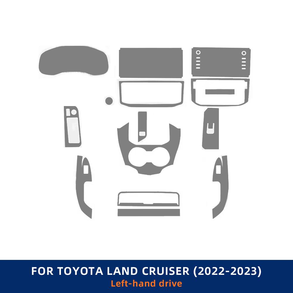 For Toyota Land Cruiser 2022 2023 Invisible Interior TPU Film Protective Layer Scratch Resistant Car Modification Accessories LHD
For Toyota Land Cruiser 2022 2023 Invisible Interior TPU Film Protective Layer Scratch Resistant Car Modification Accessories LHD