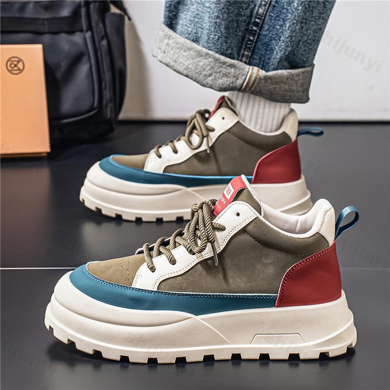 Niche Color Blocked High Top Thick Sole Casual Shoes for Men 2026 Autumn New Fashi Trend Versatile Comfortable Chunky sneakers 44
Niche Color Blocked High Top Thick Sole Casual Shoes for Men 2026 Autumn New Fashi Trend Versatile Comfortable Chunky sneakers 44