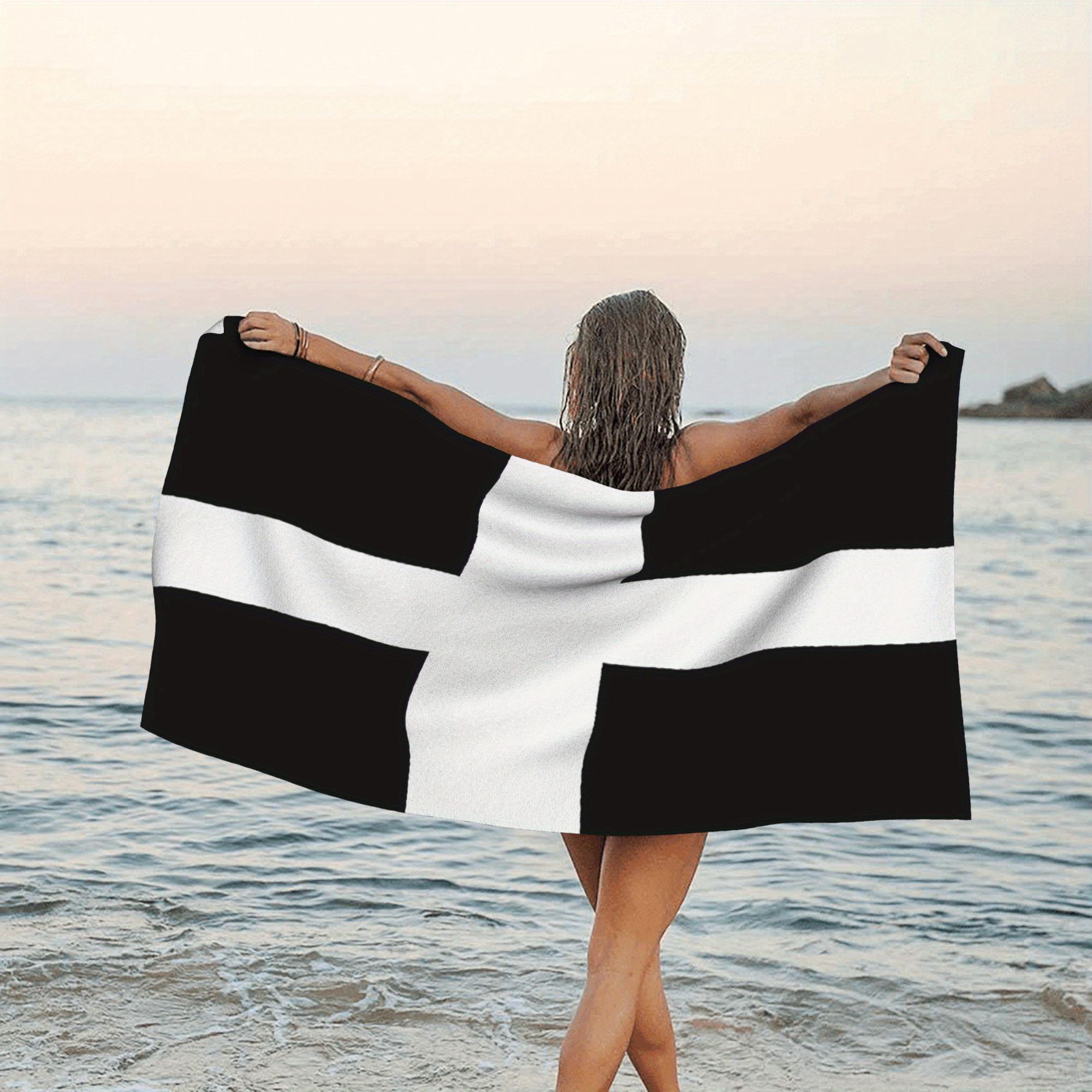 Cornwall Flag Beach Towel, Super Soft Coastal Design for Travel Pool Gym Spa Yoga W30*H60(CM)
Cornwall Flag Beach Towel, Super Soft Coastal Design for Travel Pool Gym Spa Yoga W30*H60(CM)
