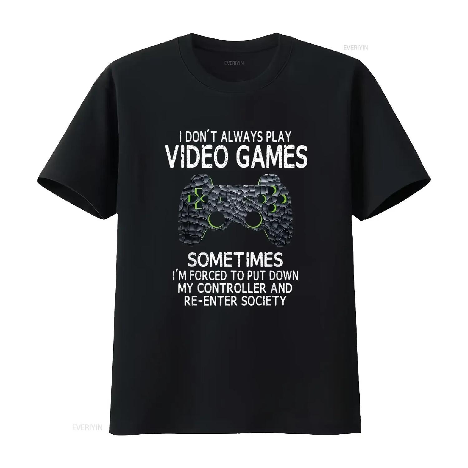 Mens Funny Gamer Gaming Quote Boys Girls T Shirtnager Shirt Black vintage Washed Slightly designer clothes Casual Breathable S
Mens Funny Gamer Gaming Quote Boys Girls T Shirtnager Shirt Black vintage Washed Slightly designer clothes Casual Breathable S