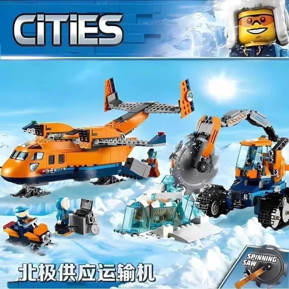 Сумісні набори MOC Серія City Будівельні блоки Арктичний Гелікоптер Літак Собака Хаскі Дитячі Іграшки Збиральні Подарунки 60034
Сумісні набори MOC Серія City Будівельні блоки Арктичний Гелікоптер Літак Собака Хаскі Дитячі Іграшки Збиральні Подарунки 60034