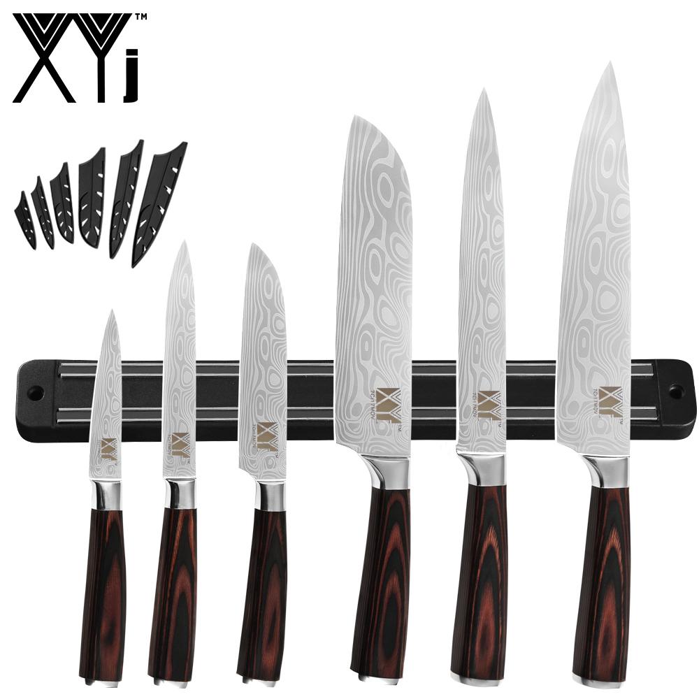 7PCS Нержавеющая сталь Повар Ножи Набор с 33CM Настенный держатель ножа Мясо Рыба Кулинарные принадлежности Инструменты
7PCS Нержавеющая сталь Повар Ножи Набор с 33CM Настенный держатель ножа Мясо Рыба Кулинарные принадлежности Инструменты