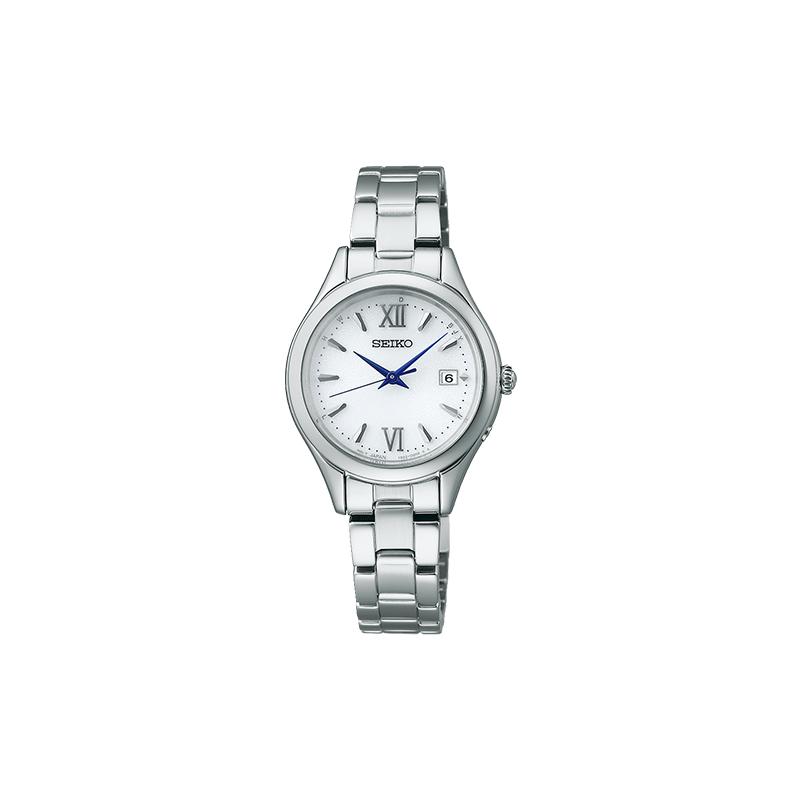 SEIKO 100 meters waterproof solar movement Steel Strap women s watch white dial SWFH129
SEIKO 100 meters waterproof solar movement Steel Strap women s watch white dial SWFH129
