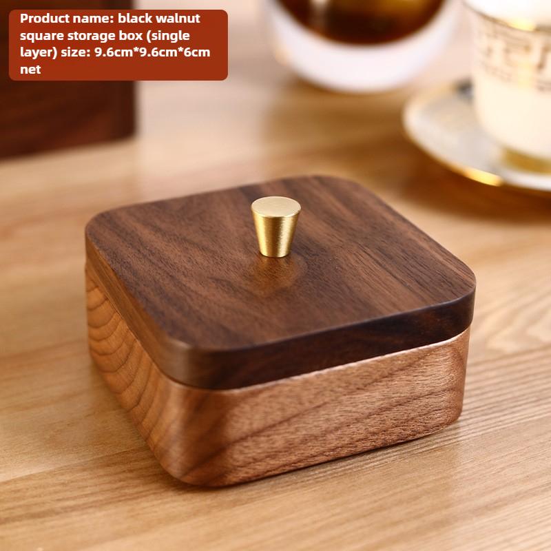 Whole wood floss box Solid wood toothpick storage box New Chinese black walnut home floss storage box with lid
Whole wood floss box Solid wood toothpick storage box New Chinese black walnut home floss storage box with lid