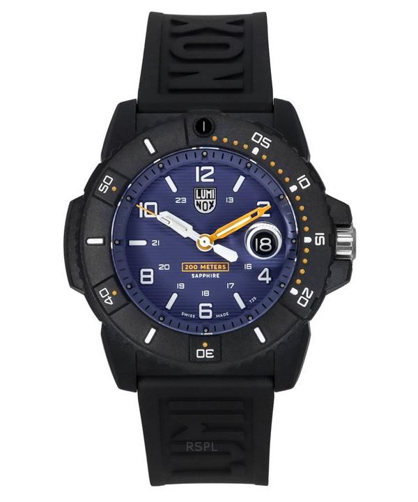 Luminox Navy Seal Foundation резиновый ремешок синий циферблат кварцевые дайверские часы XS.3602.NSF 200M мужские
Luminox Navy Seal Foundation резиновый ремешок синий циферблат кварцевые дайверские часы XS.3602.NSF 200M мужские