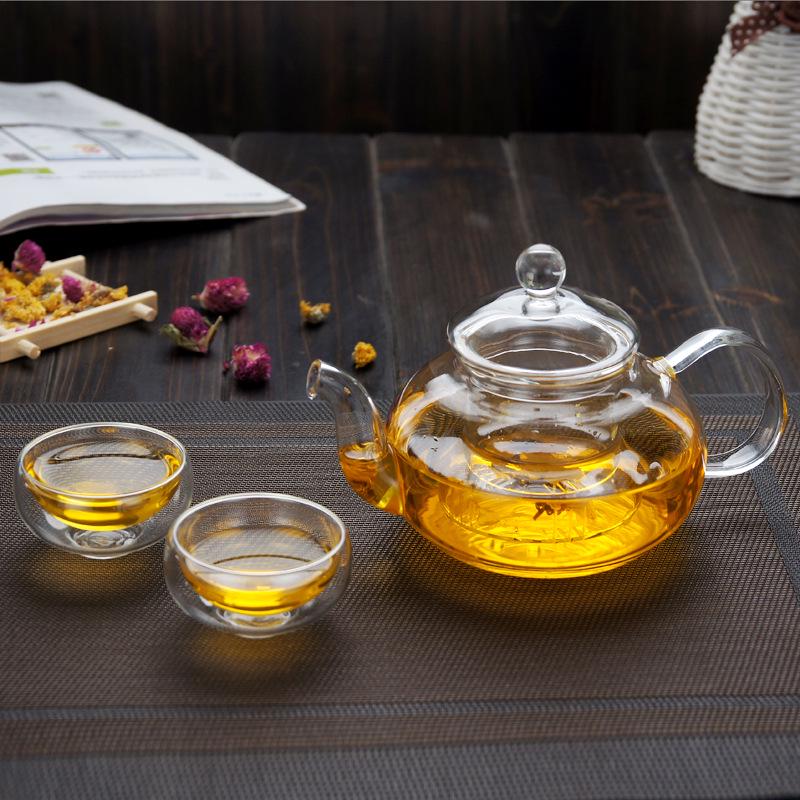 Thickened Handmade Heat-Resistant Borosilicate Glass Teapot with Infuser - Kung Fu Herbal Tea Set 400ml
Thickened Handmade Heat-Resistant Borosilicate Glass Teapot with Infuser - Kung Fu Herbal Tea Set 400ml