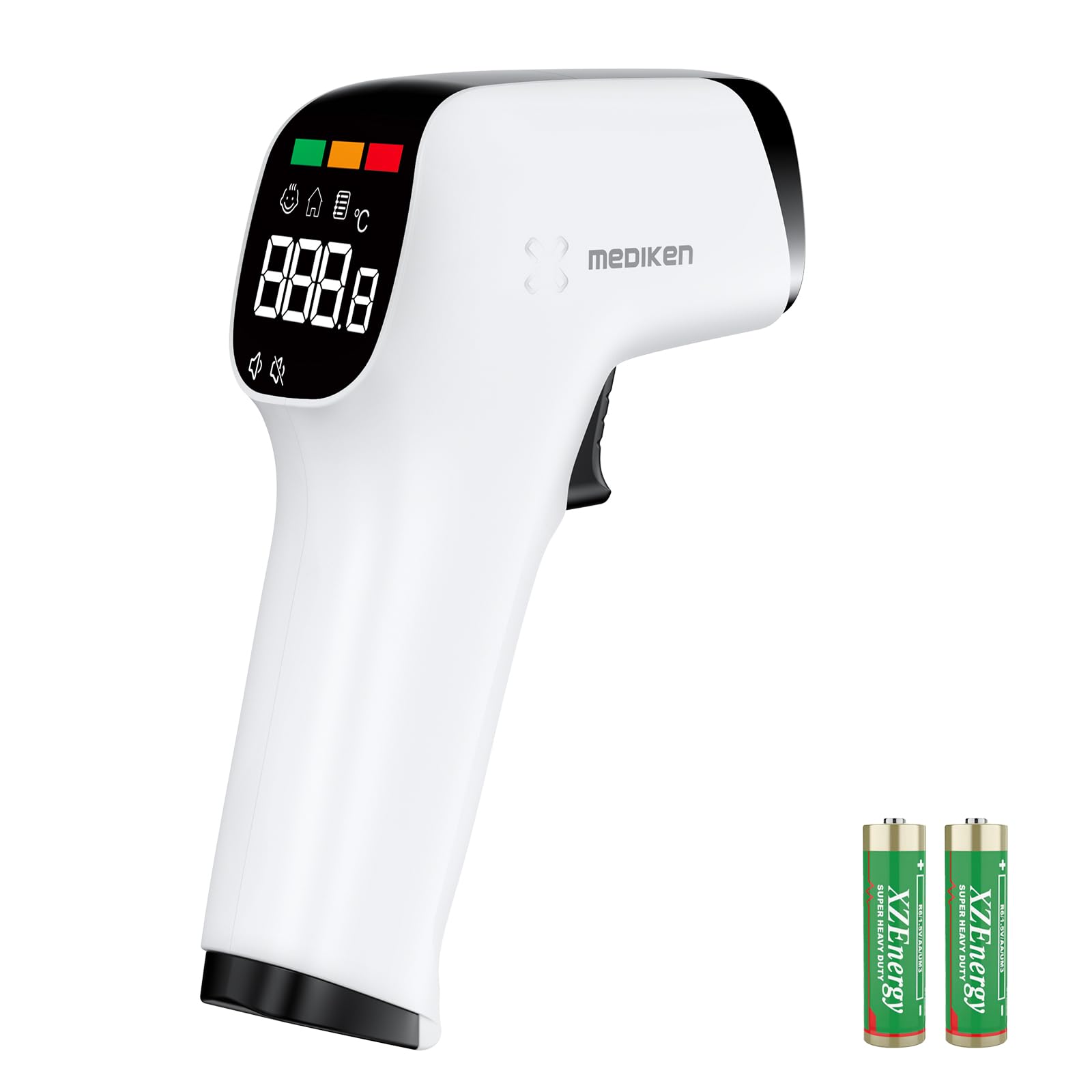 MEDIKEN Electronic Thermometer 1 second 32 Easy to Non-contact Infrared measurement, records, Non-contact temperature, use, Multi-function
MEDIKEN Electronic Thermometer 1 second 32 Easy to Non-contact Infrared measurement, records, Non-contact temperature, use, Multi-function