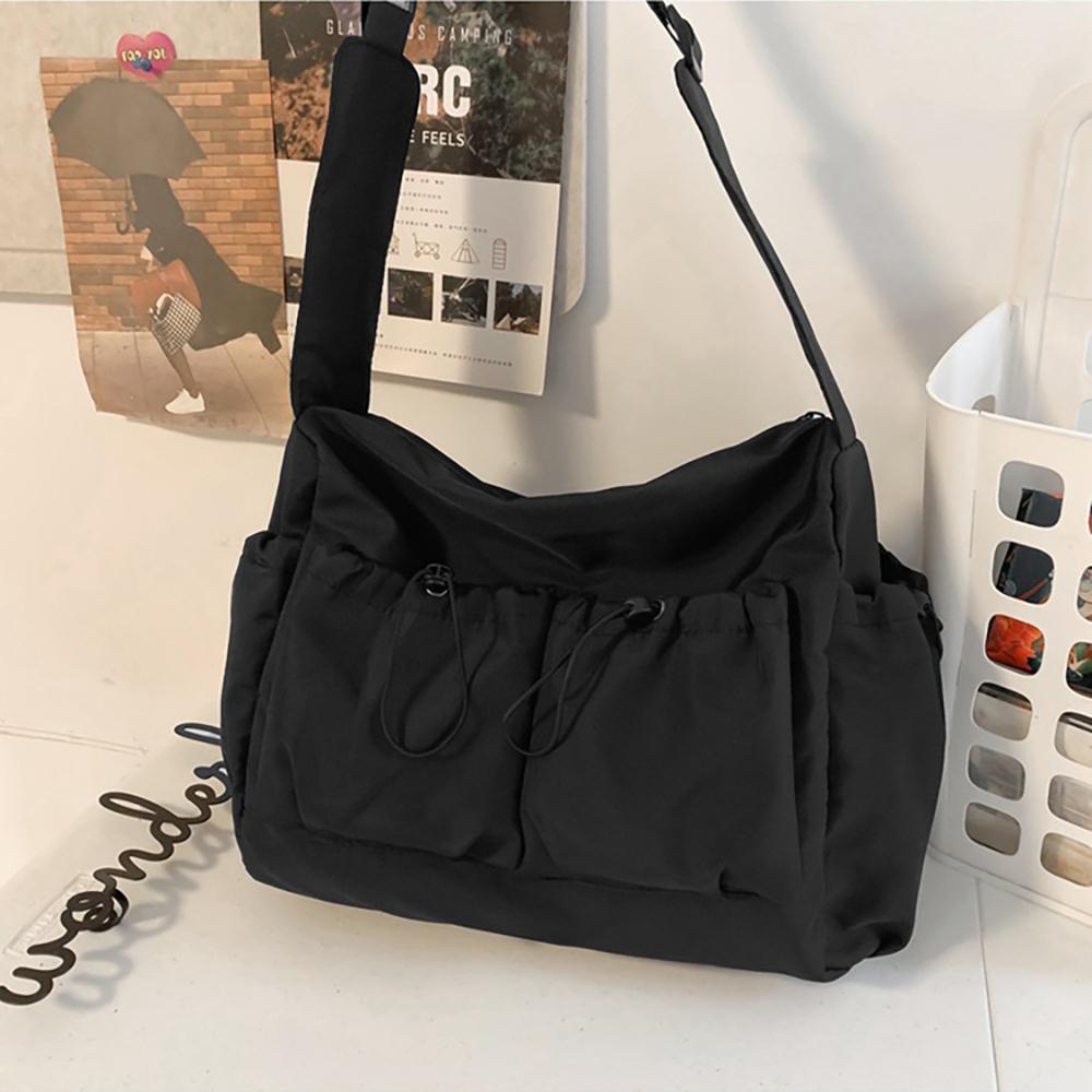 Drawstring crossbody bag, large capacity shoulder bag, fashi zipper bag, men s and women s universal, applicable to school чёрный
Drawstring crossbody bag, large capacity shoulder bag, fashi zipper bag, men s and women s universal, applicable to school чёрный