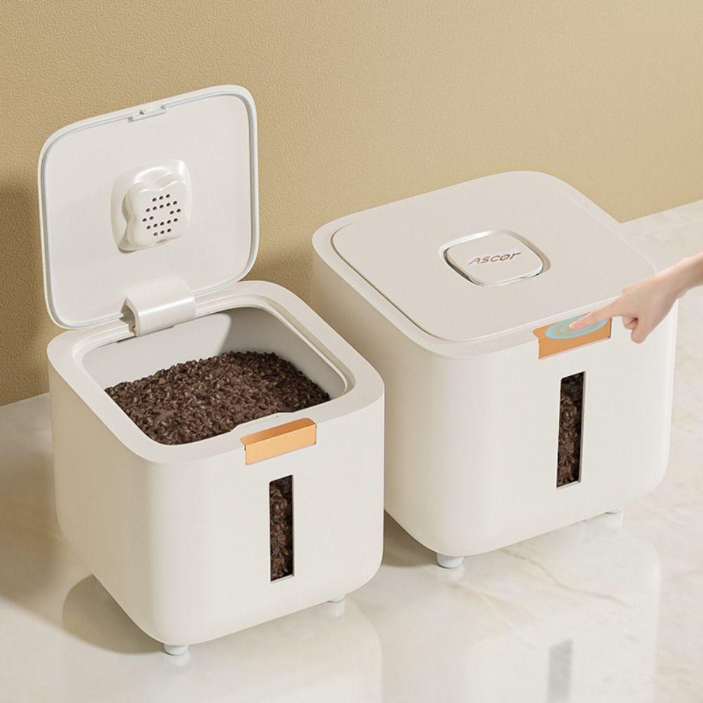 5/10KG Pet Dog Food Store Box Cubic Storage Bucket Kitchen Container Grain Sealed Jar Soybean
5/10KG Pet Dog Food Store Box Cubic Storage Bucket Kitchen Container Grain Sealed Jar Soybean