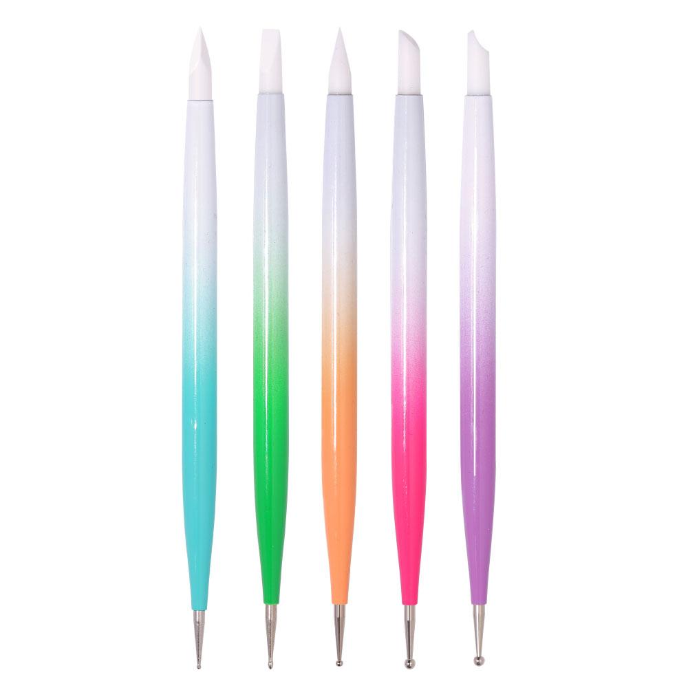 YIKOOLIN 5PCS Двойная головка для дизайна ногтей Силиконовая кисточка для рисования точек Набор для дизайна ногтей Советы по рисованию точек Маникюрные инструменты Кисть для рисования ручкой
YIKOOLIN 5PCS Двойная головка для дизайна ногтей Силиконовая кисточка для рисования точек Набор для дизайна ногтей Советы по рисованию точек Маникюрные инструменты Кисть для рисования ручкой