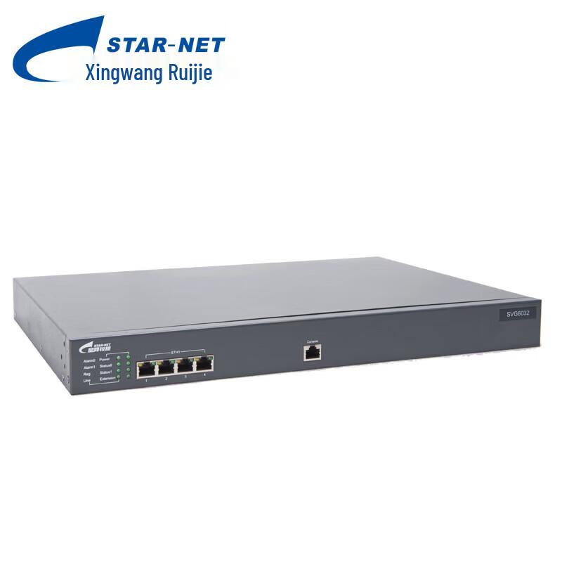 Starnet Ruijie SVMG6300 Digital Trunk Gateway (CN version)
Starnet Ruijie SVMG6300 Digital Trunk Gateway (CN version)
