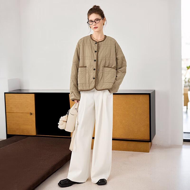 Women s Retro Casual Round Neck Cotton Padded Coat L
Women s Retro Casual Round Neck Cotton Padded Coat L