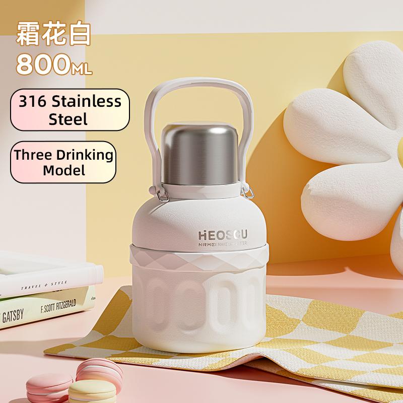 Large Capacity Thermos Bottle with Carry Sleeve Outdoor Portable Thermal Water Bottles Stainless Steel Insulated Vaccum Flasks
Large Capacity Thermos Bottle with Carry Sleeve Outdoor Portable Thermal Water Bottles Stainless Steel Insulated Vaccum Flasks
