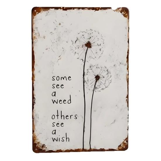 Dandelion Metal Sign Wall Decoration Vintage Rusty Wish Dandelion Wall Art Indoor Outdoor Home Office Living Room Decorative Sign S A
Dandelion Metal Sign Wall Decoration Vintage Rusty Wish Dandelion Wall Art Indoor Outdoor Home Office Living Room Decorative Sign S A