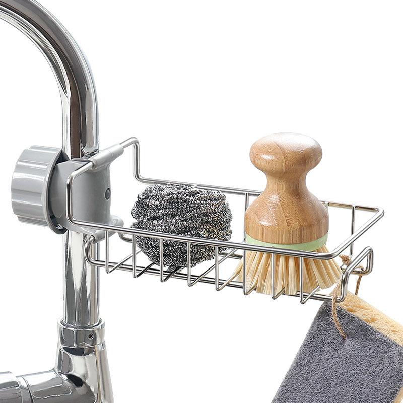 Faucet Storage Rack Kitchen Stainless Steel Sink Storage Rack Household Sponge Cloth Dishwashing and Draining Rack, Hanging Basket small
Faucet Storage Rack Kitchen Stainless Steel Sink Storage Rack Household Sponge Cloth Dishwashing and Draining Rack, Hanging Basket small