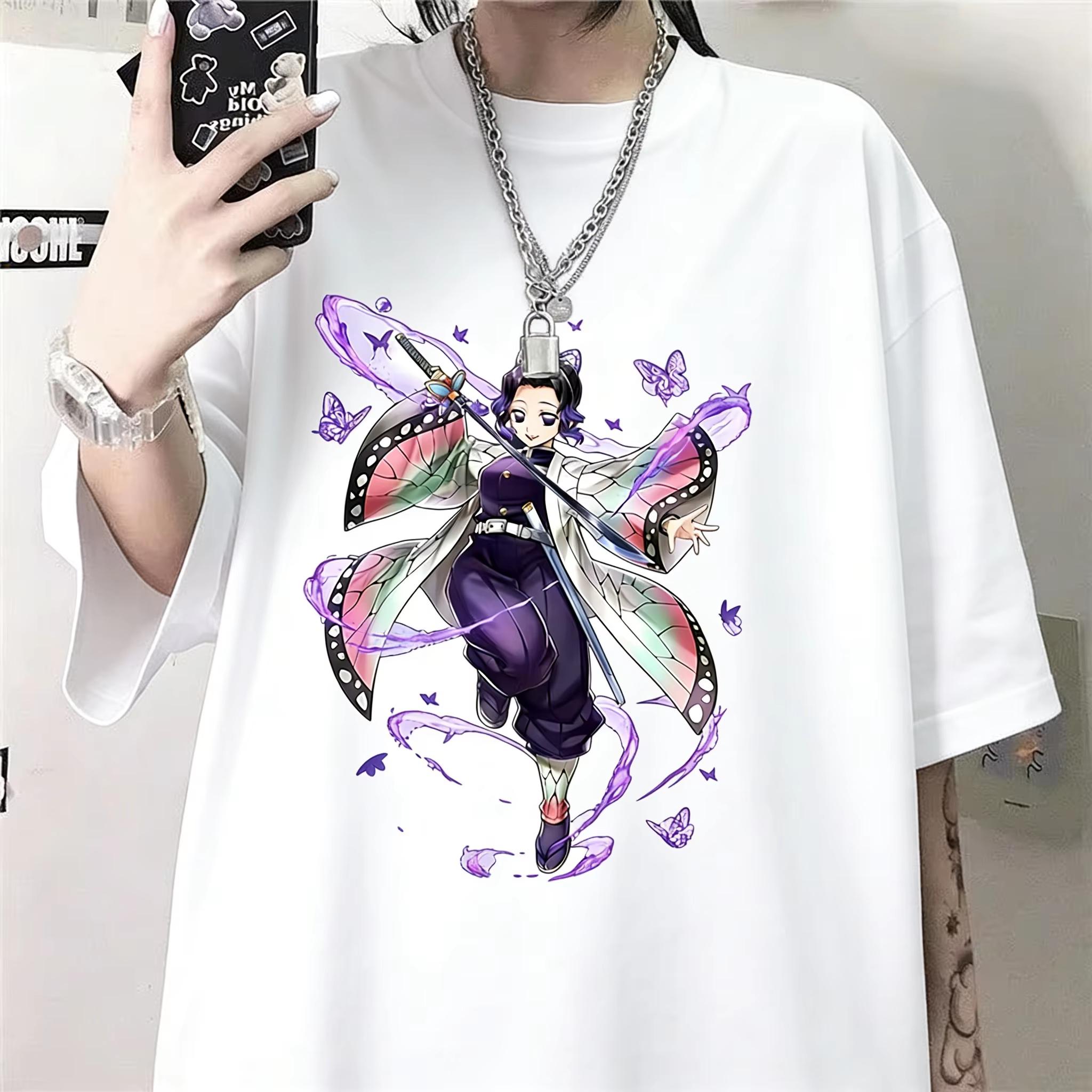 Summer Demon Slayer Shinobu Anime Printed T-shirt Men Women Fashion Y2K Harajuku Style Men s Clothing T Shirt S
Summer Demon Slayer Shinobu Anime Printed T-shirt Men Women Fashion Y2K Harajuku Style Men s Clothing T Shirt S