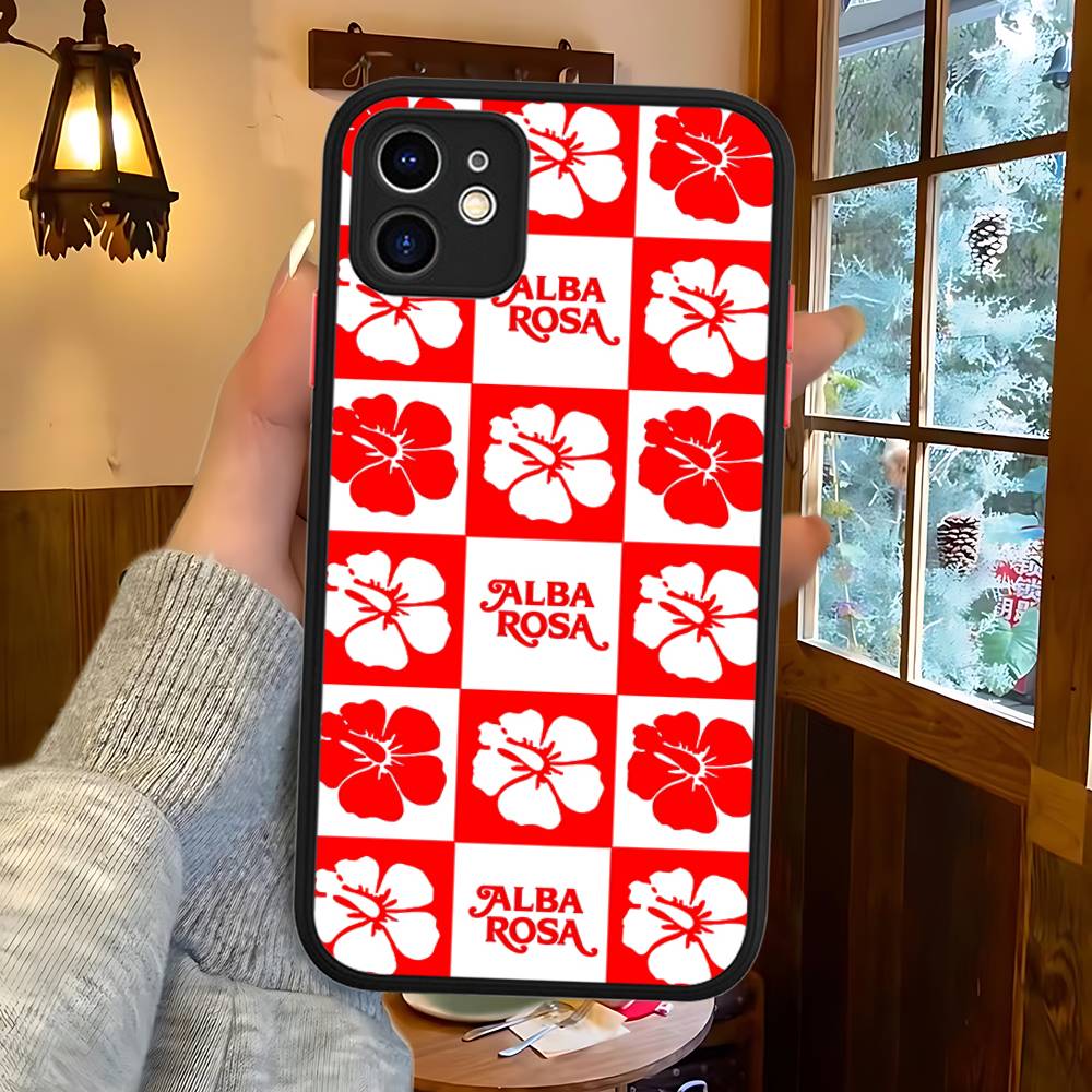 Fashion A-ALBA R-ROSA For Silicone Matte Phone Case For IPhone 16 Pro Max 15 14 13 12 11 X XS MAX iphone 11pro
Fashion A-ALBA R-ROSA For Silicone Matte Phone Case For IPhone 16 Pro Max 15 14 13 12 11 X XS MAX iphone 11pro