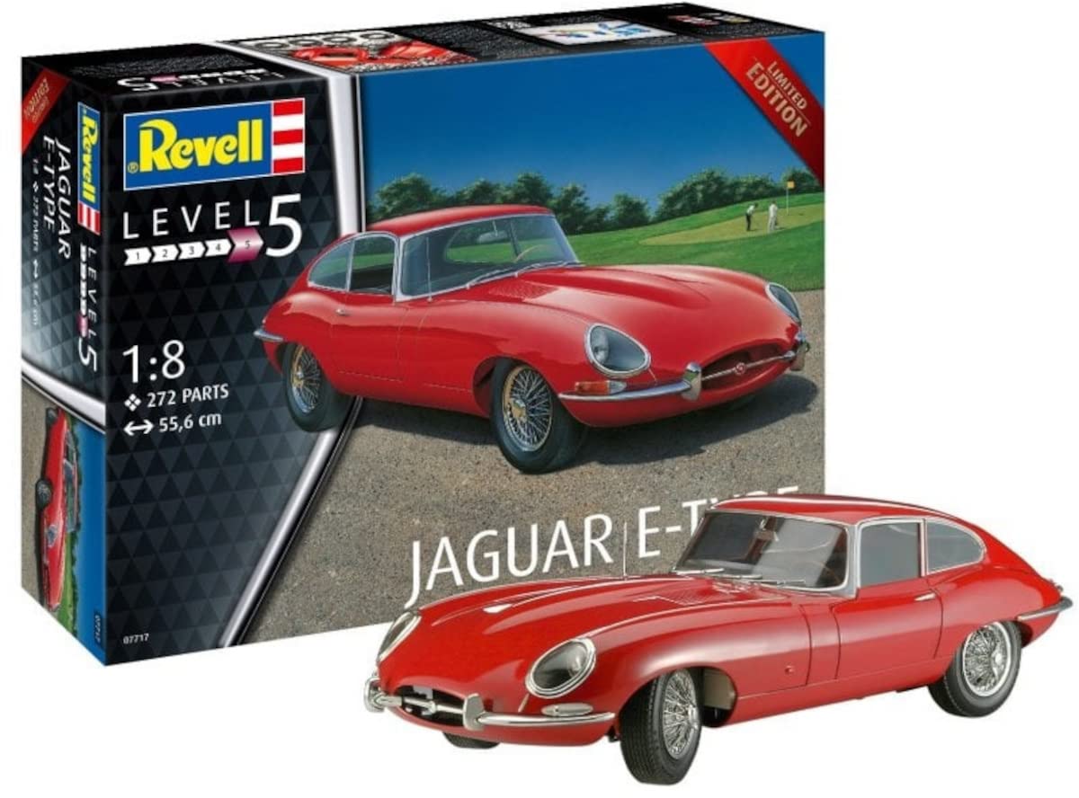 Немецкий Revell 1/8 Jaguar E-Type Ограниченная серия Пластиковая модель 07717
Немецкий Revell 1/8 Jaguar E-Type Ограниченная серия Пластиковая модель 07717