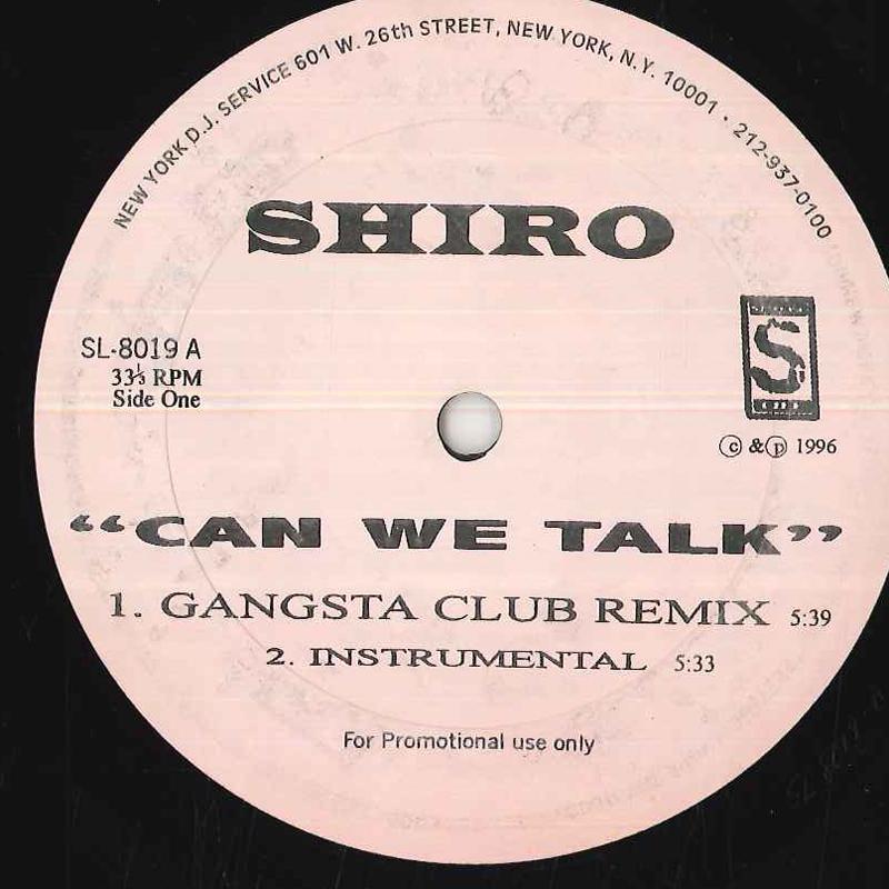 12inch Record SHIRO - Can We Talk SL8019PROMO STREET LIFE 1996 Non Japan Rap & Hip-Hop/R&B Used
12inch Record SHIRO - Can We Talk SL8019PROMO STREET LIFE 1996 Non Japan Rap & Hip-Hop/R&B Used