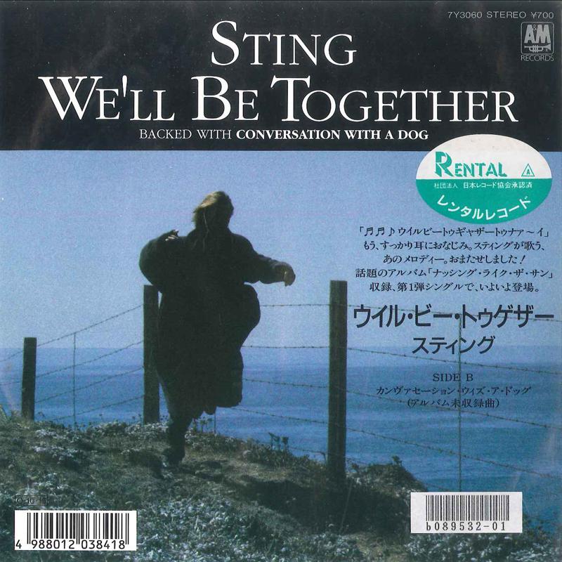 7inch Record STING - We ll Be Together / Conversation Wi 7Y3060 A&M 1987 Japan Rock Used
7inch Record STING - We ll Be Together / Conversation Wi 7Y3060 A&M 1987 Japan Rock Used