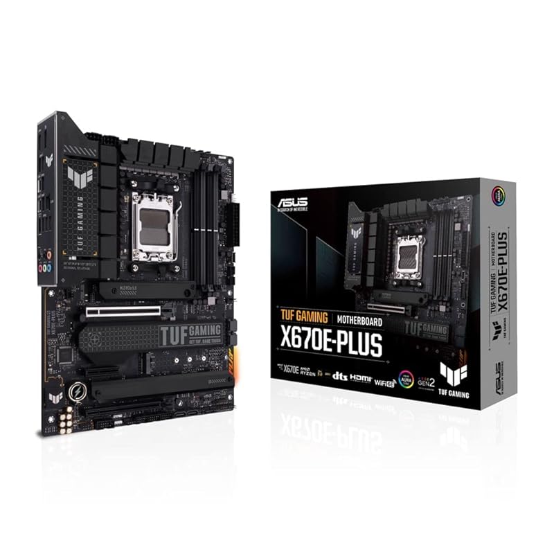 ASUS AMD Ryzen 7000 series X670E AM5 correspondence ATX motherboard TUF GAMING X670E-PLUS/Domestic authorized distributor product
ASUS AMD Ryzen 7000 series X670E AM5 correspondence ATX motherboard TUF GAMING X670E-PLUS/Domestic authorized distributor product