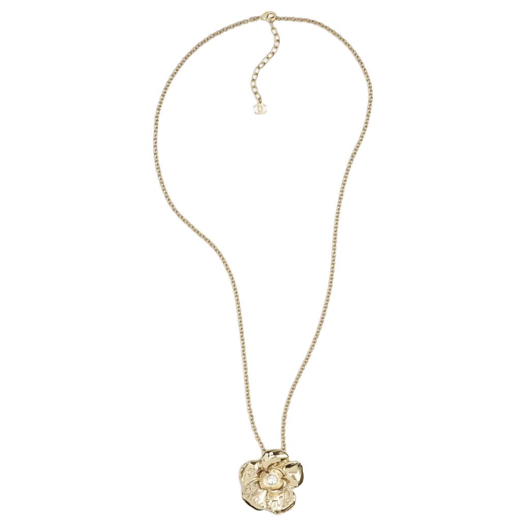 Chanel 24B Vintage Floral Design Metal Rhinestone Necklace Women necklace Gold ABE406-B18085-NZT49 F,Gold
Chanel 24B Vintage Floral Design Metal Rhinestone Necklace Women necklace Gold ABE406-B18085-NZT49 F,Gold