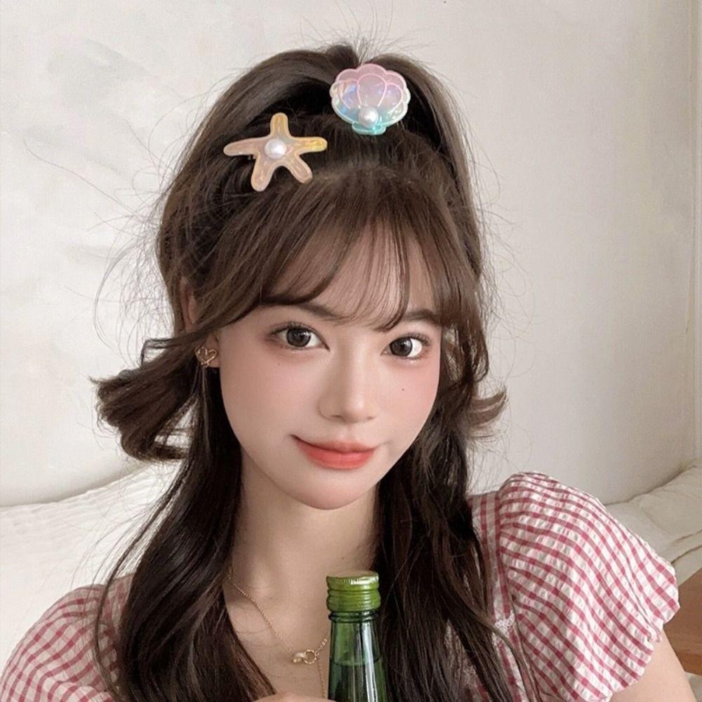 Pearl Starfish Hair Clip Conch Sweet Barrettes Lovely Shell Hair Clip Daily Life style4
Pearl Starfish Hair Clip Conch Sweet Barrettes Lovely Shell Hair Clip Daily Life style4