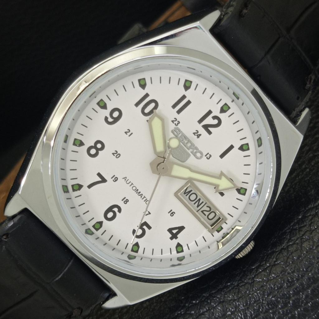 VINTAGE REFURBISHED SEIKO 5 AUTOMATIC 6309A JAPAN MENS WHITE WATCH a441749-1 Sk-a441749
VINTAGE REFURBISHED SEIKO 5 AUTOMATIC 6309A JAPAN MENS WHITE WATCH a441749-1 Sk-a441749
