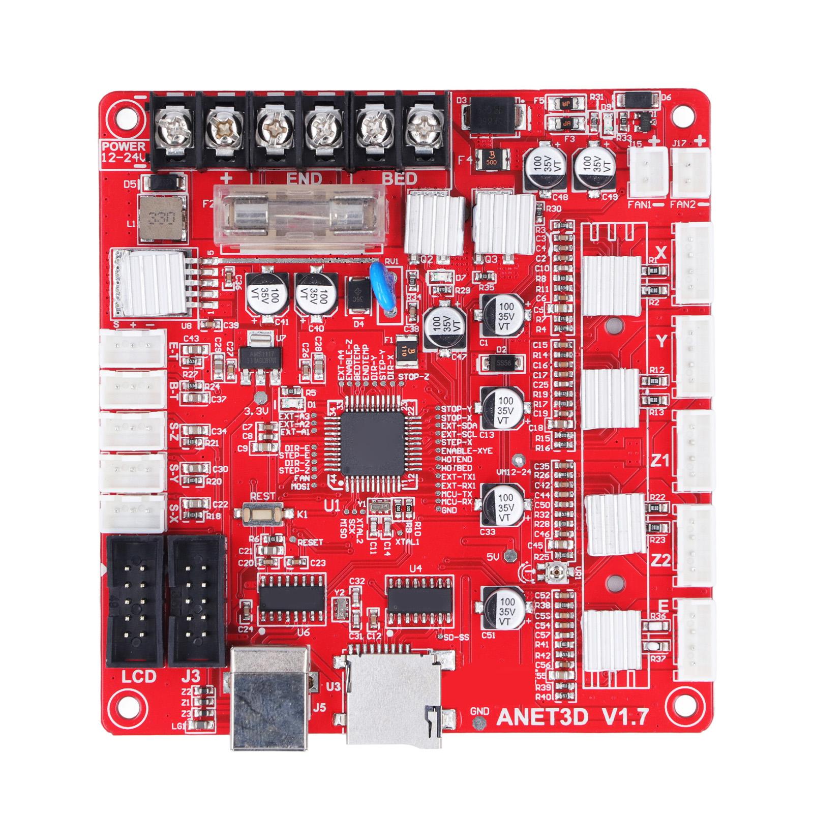 For Anet E12 3D Printer Mainboard Desktop Printer Motherboard Control Board Module 1224V
For Anet E12 3D Printer Mainboard Desktop Printer Motherboard Control Board Module 1224V