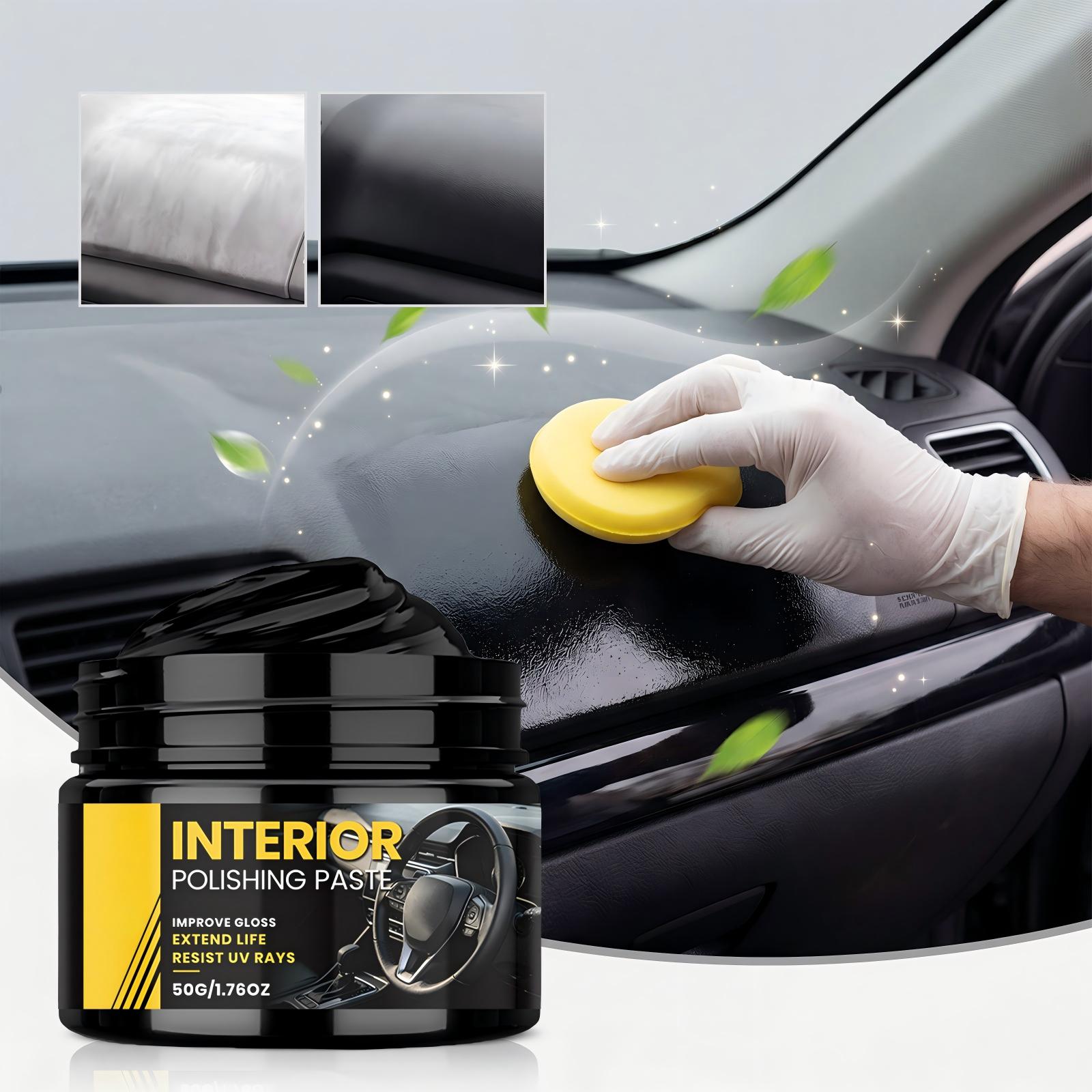 Interior Polishing Paste for Automotive Plastic Surfaces 50g / 1 76oz Restores Gloss Extends Surface Life and Provides UV Resistance for Car Interiors One Size чёрный
Interior Polishing Paste for Automotive Plastic Surfaces 50g / 1 76oz Restores Gloss Extends Surface Life and Provides UV Resistance for Car Interiors One Size чёрный