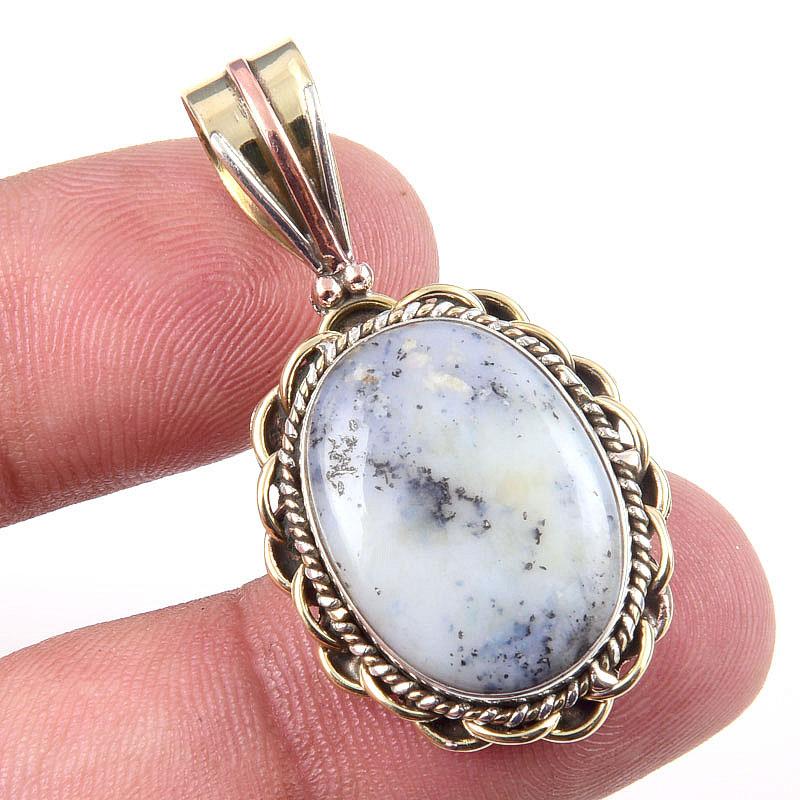 Natural Dendrite Opal 925 Solid Sterling Silver Gift TwoTone Pendant 1.50 Z5E43
Natural Dendrite Opal 925 Solid Sterling Silver Gift TwoTone Pendant 1.50 Z5E43