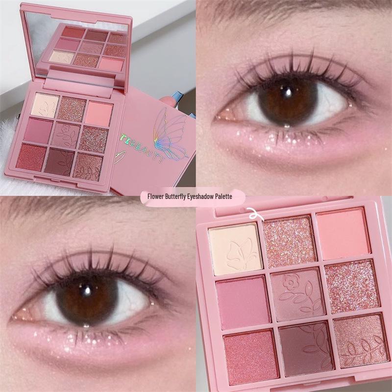 European & American Smoky Makeup 9-Color Eyeshadow Palette: Cool, Sweet, Light Shades in Black, White, Gray, & Metallic Shimmer
European & American Smoky Makeup 9-Color Eyeshadow Palette: Cool, Sweet, Light Shades in Black, White, Gray, & Metallic Shimmer