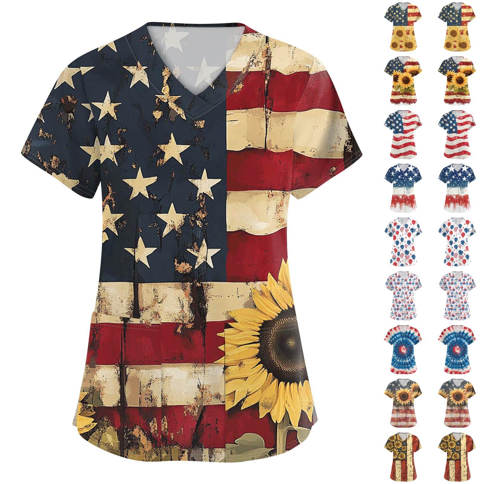 Women s Fashion Printed Short Sleeve Care Workwear With Double Pockets Top XXXXL винний
Women s Fashion Printed Short Sleeve Care Workwear With Double Pockets Top XXXXL винний