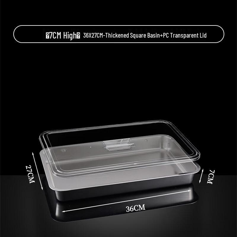 Square Stainless Steel Food Pan Lid with Clear Cover
Square Stainless Steel Food Pan Lid with Clear Cover
