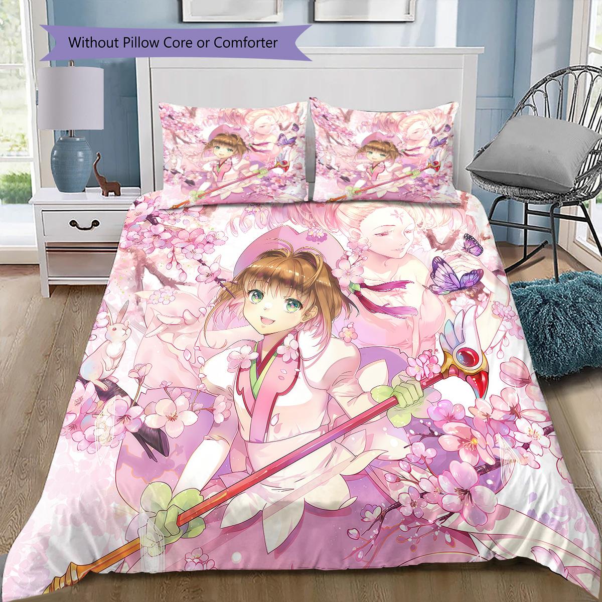 Cardcaptor Sakura Kinomoto Sakura Bedding Set, 1 Duvet Cover & 2 Pillowcases, Cozy Home Use, Perfect Gift for Fans 135x200cm
Cardcaptor Sakura Kinomoto Sakura Bedding Set, 1 Duvet Cover & 2 Pillowcases, Cozy Home Use, Perfect Gift for Fans 135x200cm