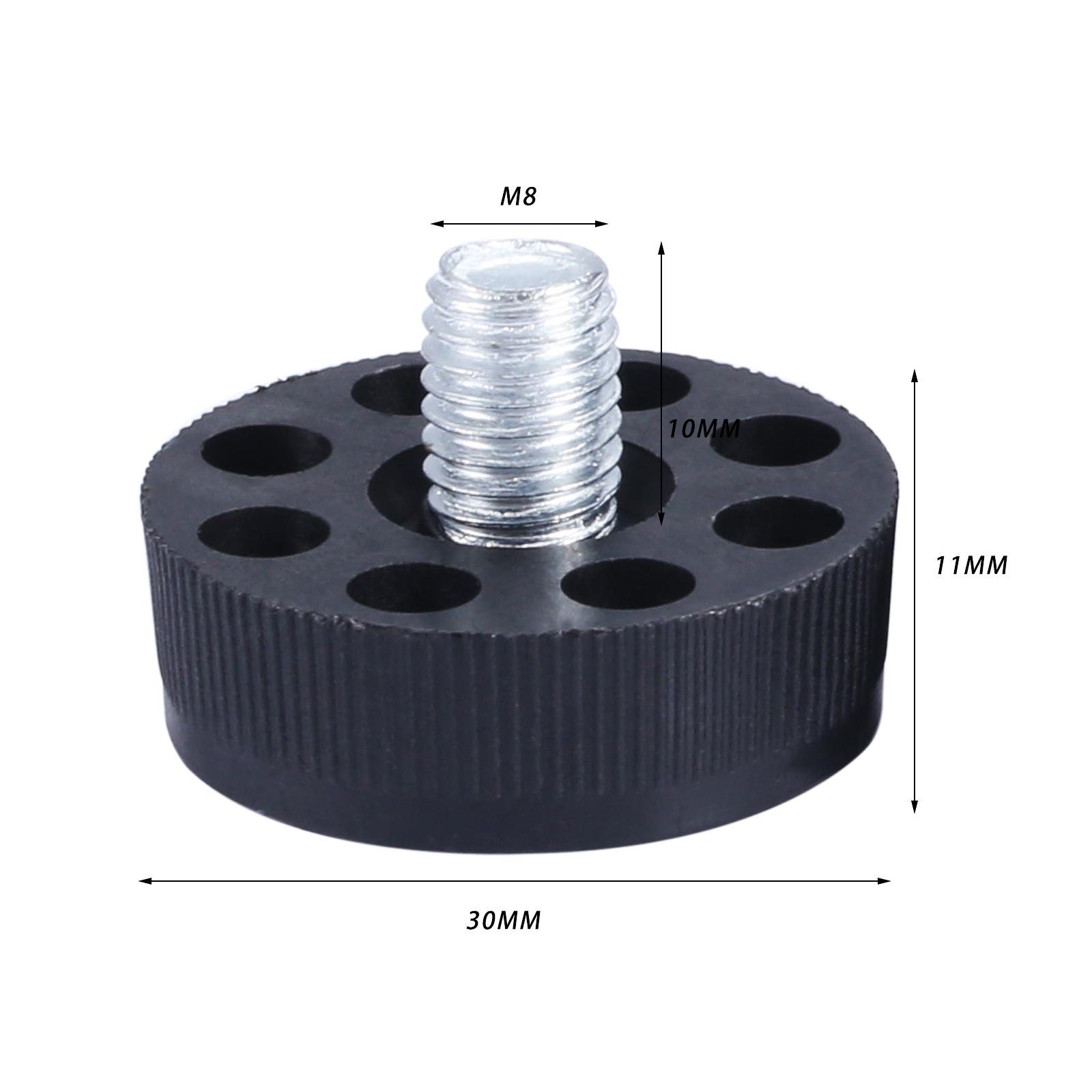 4 Pcs M8x10/14/18/28mm Thread Adjustable Table Foot Table Desk Furniture Leg Screw Levelling Foot Glide Leveler Feet Base 30mm
4 Pcs M8x10/14/18/28mm Thread Adjustable Table Foot Table Desk Furniture Leg Screw Levelling Foot Glide Leveler Feet Base 30mm