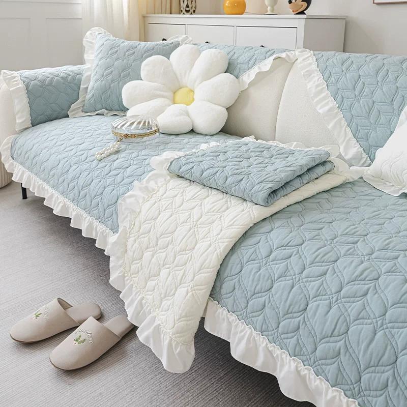 Non-slip Cotton Sofa Mat Solid Color Sofas Cover for Living Room Luxury Corner Couch Cushion Seat Pad Home Protection Covers A 70x70
Non-slip Cotton Sofa Mat Solid Color Sofas Cover for Living Room Luxury Corner Couch Cushion Seat Pad Home Protection Covers A 70x70