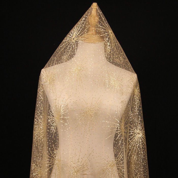 Firework patterned glitter sequined gold-embossed fabric suitable for wedding dresses evening gowns and designer clothing fabric 1.5M&1M
Firework patterned glitter sequined gold-embossed fabric suitable for wedding dresses evening gowns and designer clothing fabric 1.5M&1M