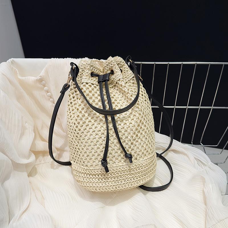 Ins Woven Straw Bucket Bag Жіноча літня пляжна сумка через плече Жіноча ретро дорожня сумка через плече на шнурку для відпустки 28x14x30cm бежевий
Ins Woven Straw Bucket Bag Жіноча літня пляжна сумка через плече Жіноча ретро дорожня сумка через плече на шнурку для відпустки 28x14x30cm бежевий