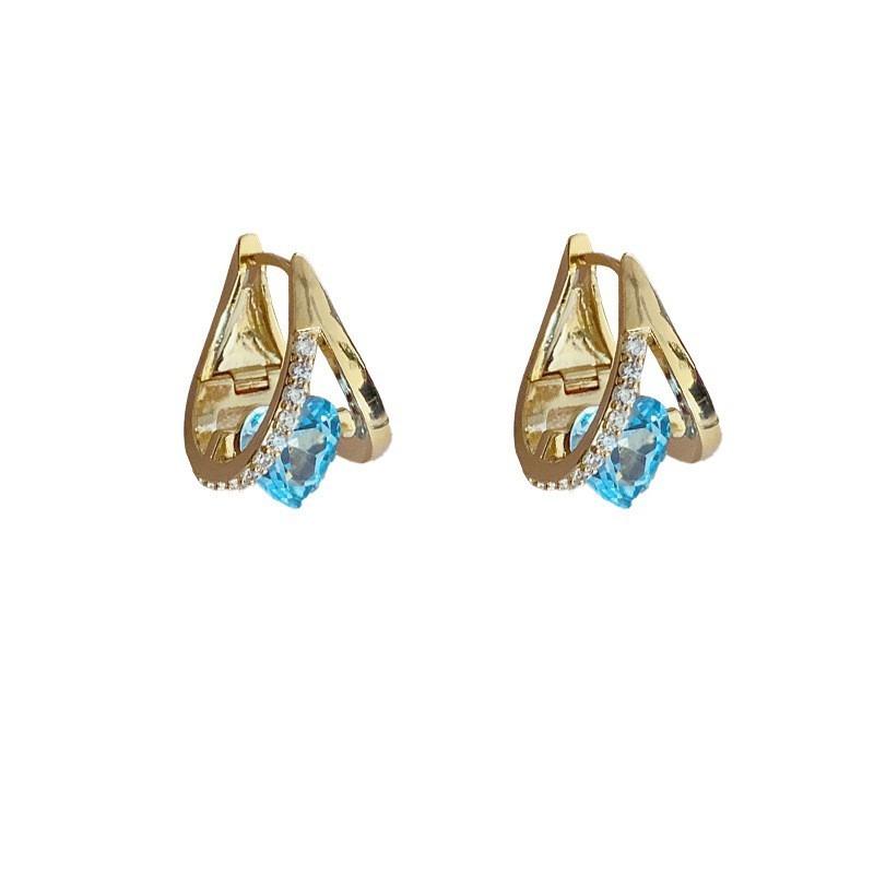 2025 New Trend Sweet Charming Romantic Crystal Heart Gold Color Earrings for Women Elegant Temperament Girls Daily Wear Zircon синий
2025 New Trend Sweet Charming Romantic Crystal Heart Gold Color Earrings for Women Elegant Temperament Girls Daily Wear Zircon синий