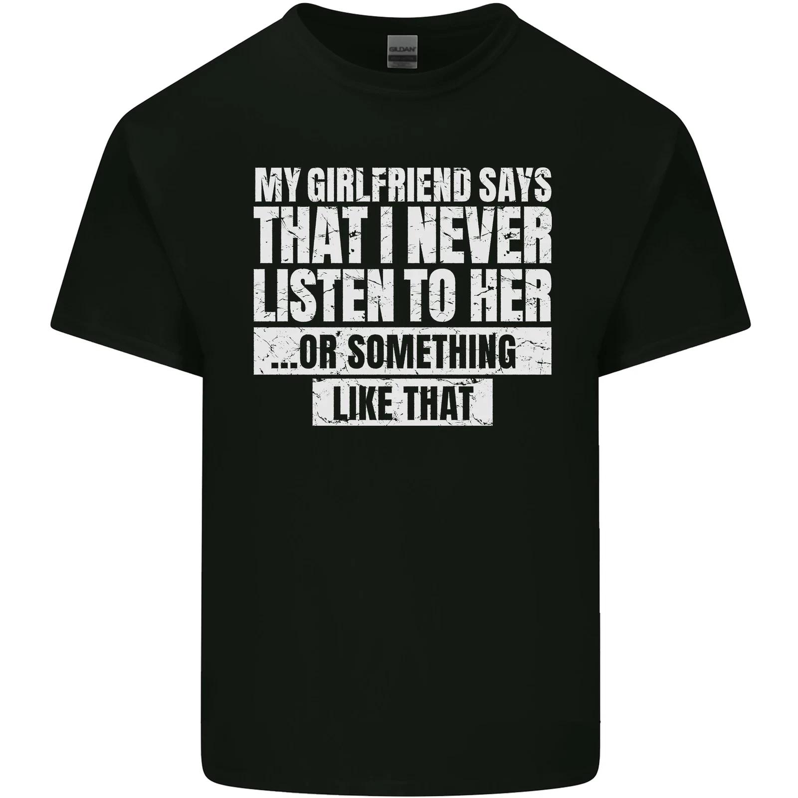 My Girlfriend Says I Never Listen Funny Kids T-Shirt Childrens S
My Girlfriend Says I Never Listen Funny Kids T-Shirt Childrens S