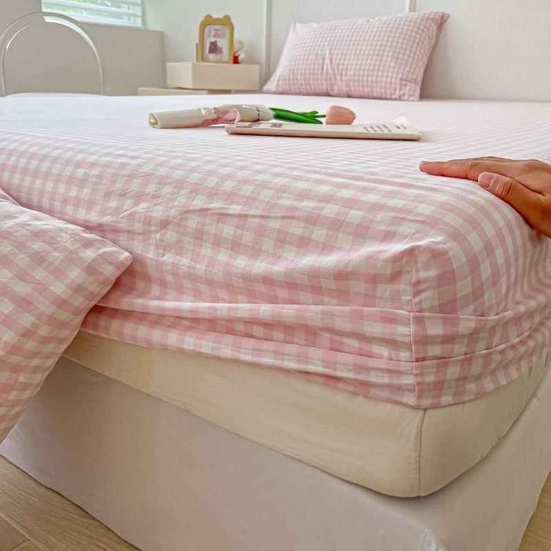 Washed Cotton Fitted Sheet Non Slip Fitted Sheet Elastic Band Around Mattress Cover Bed Cover And Pillowcase 90x200cm 2pcs
Washed Cotton Fitted Sheet Non Slip Fitted Sheet Elastic Band Around Mattress Cover Bed Cover And Pillowcase 90x200cm 2pcs