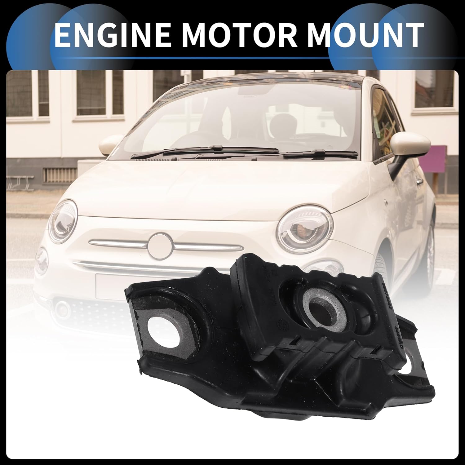 Engine Motor Mount, Engine MOUNTING No.68073485AC/68073485AB for Fits for Fiat 500 1.4L 2012-2018 Black Silver Tone, 1 Pc
Engine Motor Mount, Engine MOUNTING No.68073485AC/68073485AB for Fits for Fiat 500 1.4L 2012-2018 Black Silver Tone, 1 Pc