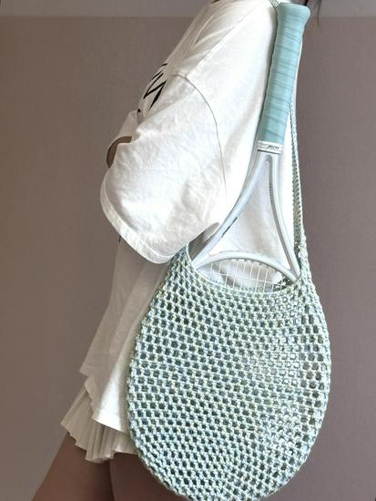 Handmade Crochet Tennis Racket Bag: 3 Colors, Multifunctional, Holds Balls for Daily Use Default
Handmade Crochet Tennis Racket Bag: 3 Colors, Multifunctional, Holds Balls for Daily Use Default