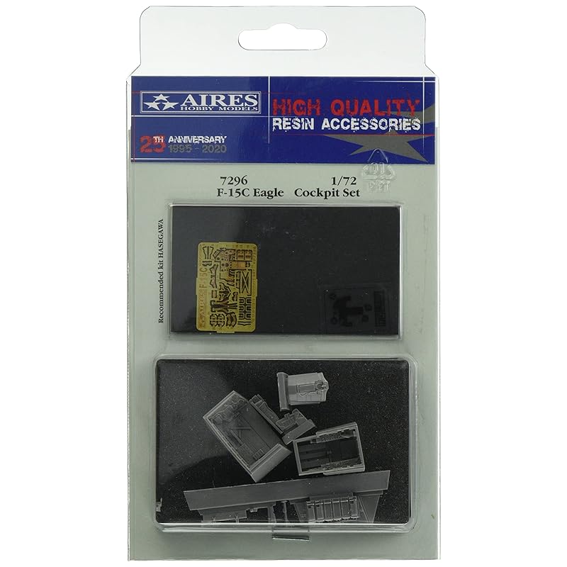 Aires iris 1/72 F-15C cockpit set (Also compatible with F-15J) For Hasegawa parts for plastic models ARS7296
Aires iris 1/72 F-15C cockpit set (Also compatible with F-15J) For Hasegawa parts for plastic models ARS7296