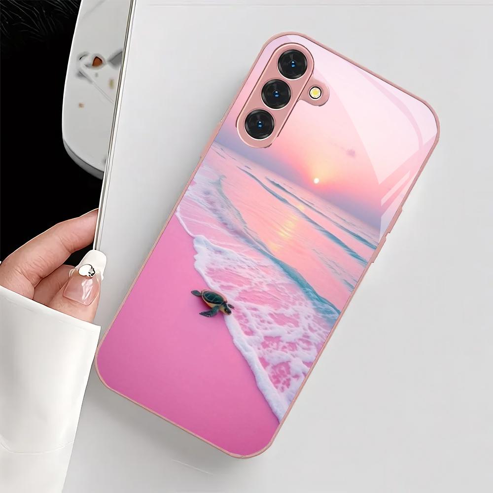 Turtle Seaside Glass Phone Case Suitable for Samsung Galaxy S26 S25 S24 S23 S22 S20 FE/Ultra/Plus Shock resistant Rear Cover GalaxyS25
Turtle Seaside Glass Phone Case Suitable for Samsung Galaxy S26 S25 S24 S23 S22 S20 FE/Ultra/Plus Shock resistant Rear Cover GalaxyS25