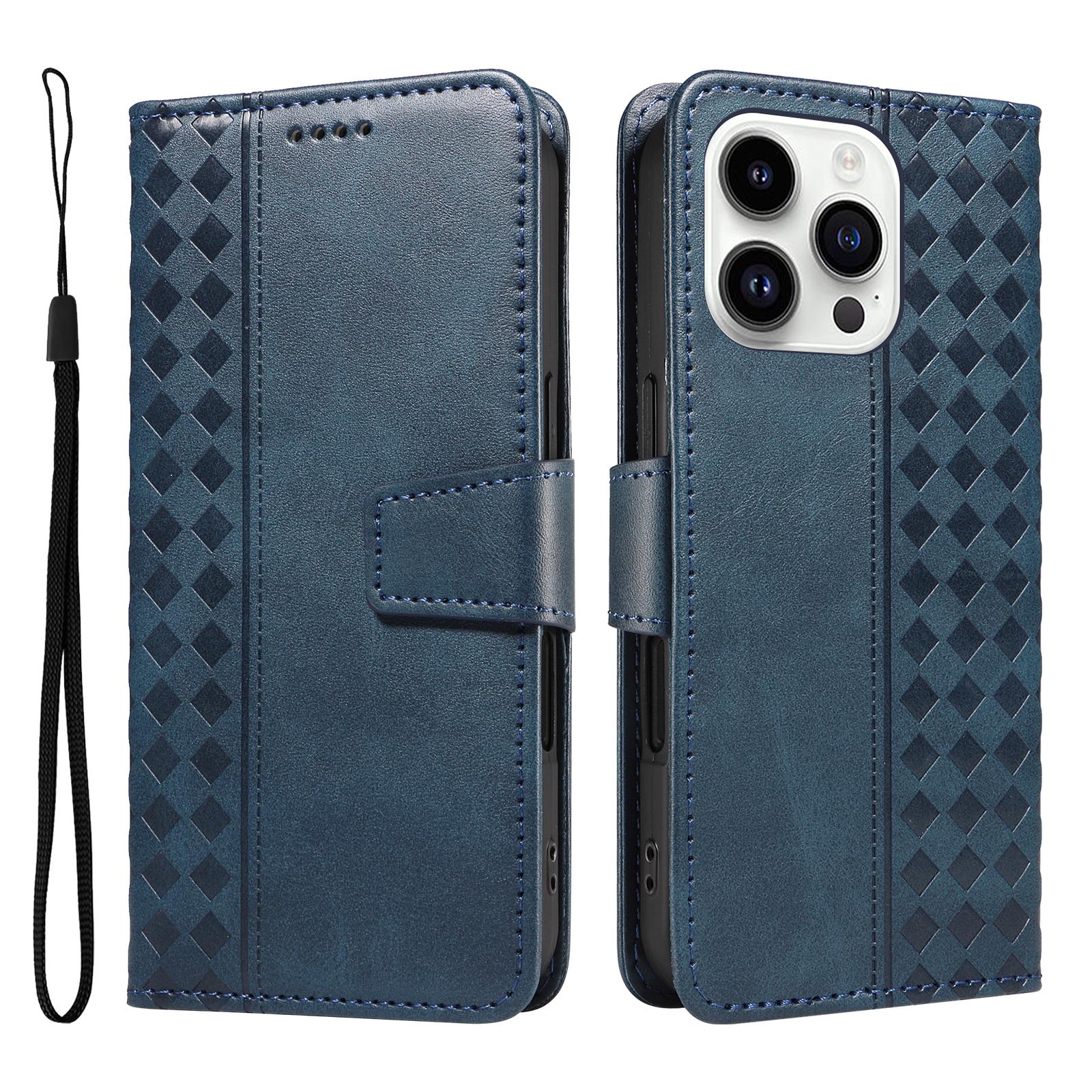For iPhone 14 Pro Leather Case Wallet Stand Grids Imprinted Phone Cover with Strap F
For iPhone 14 Pro Leather Case Wallet Stand Grids Imprinted Phone Cover with Strap F